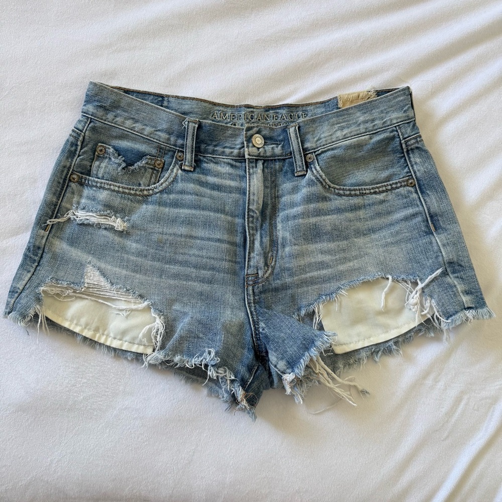 Denim Distressed Women's Shorts